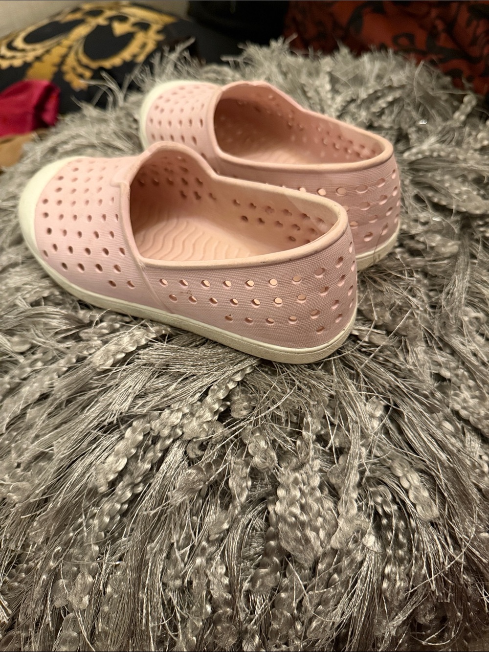 Old Navy Pink Slip-On Perforated Kids Shoes